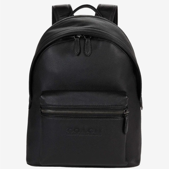 COACH™ Charter Backpack in Refined Pebbled Leather - Picture 6 of 9